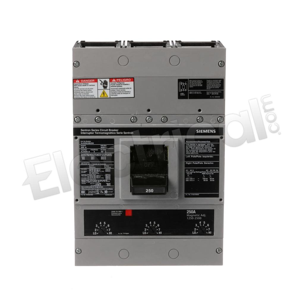 Siemens Molded Case HJXD63B250L