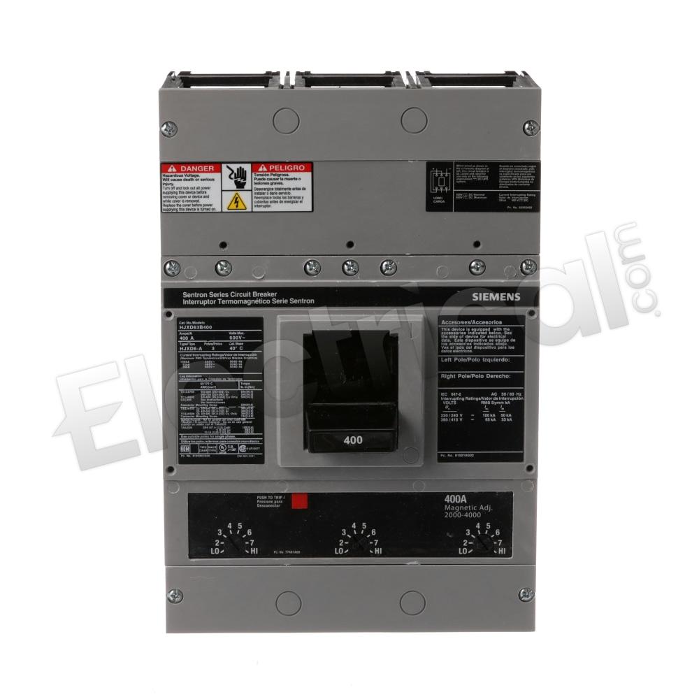 Siemens Molded Case HJXD63B400L
