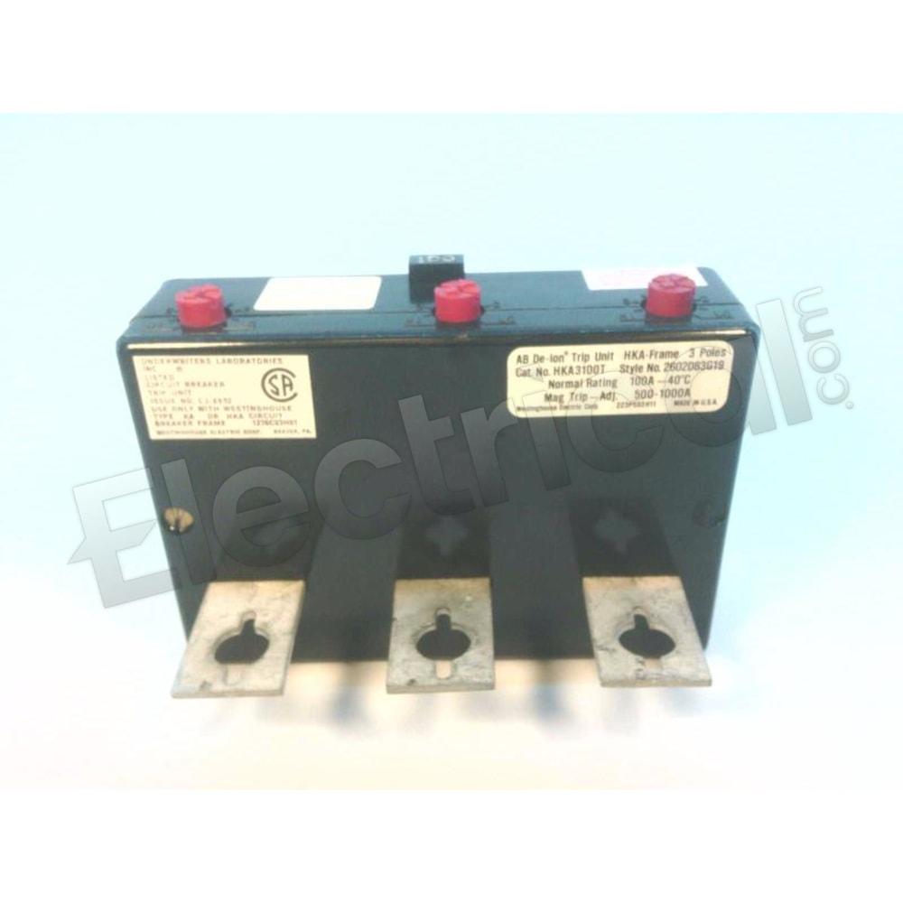 Westinghouse Trip Units And Programmers HKAM3225T