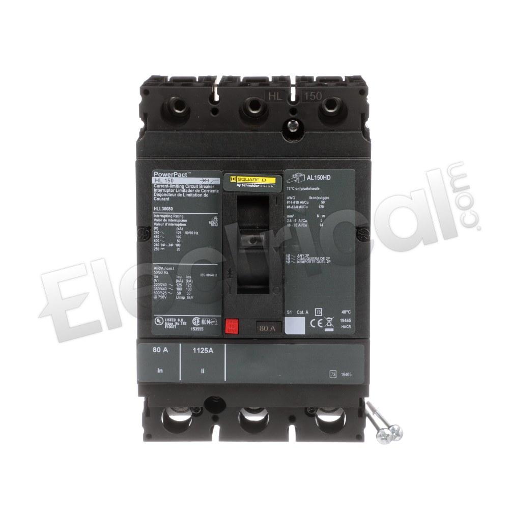 Schneider Electric Molded Case HLL36080