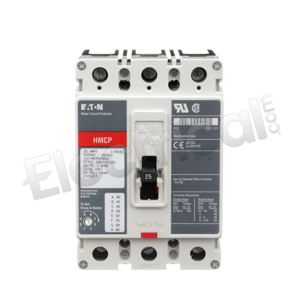 Eaton Molded Case HMCP025D0C