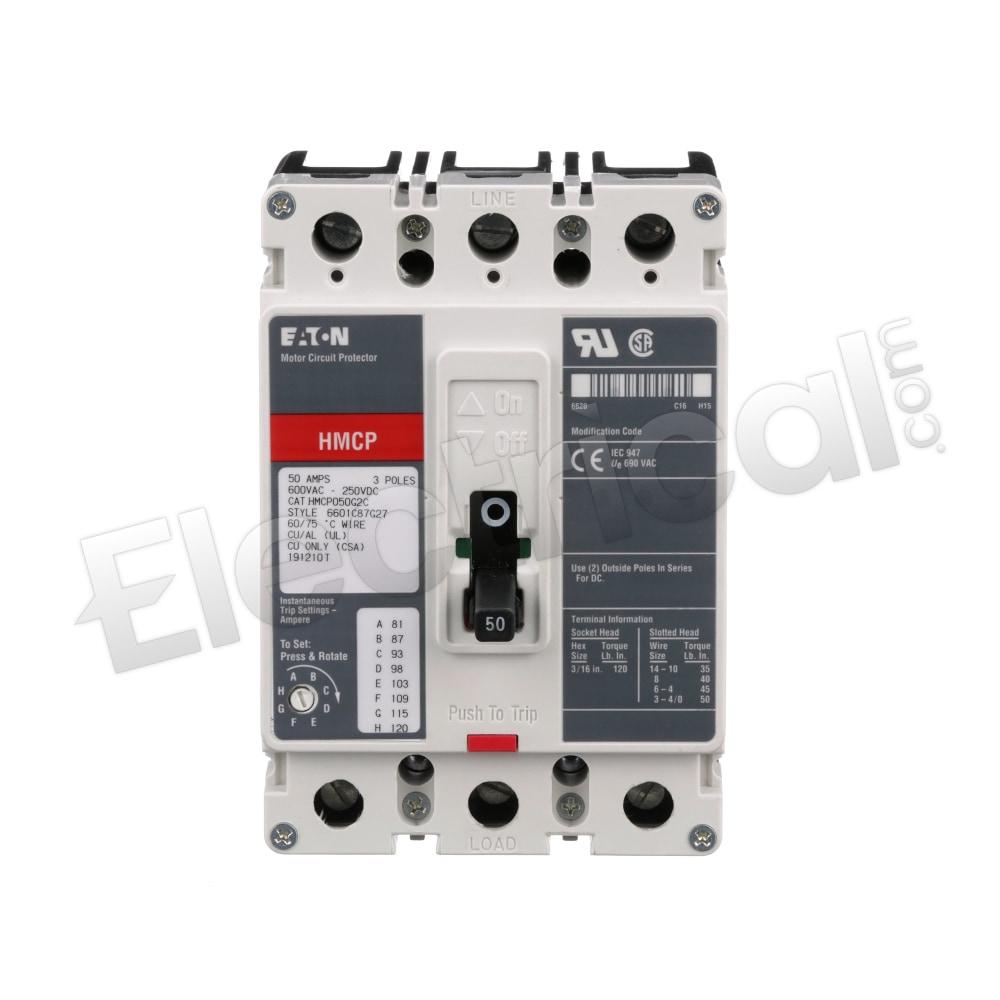 Eaton Molded Case HMCP050G2C
