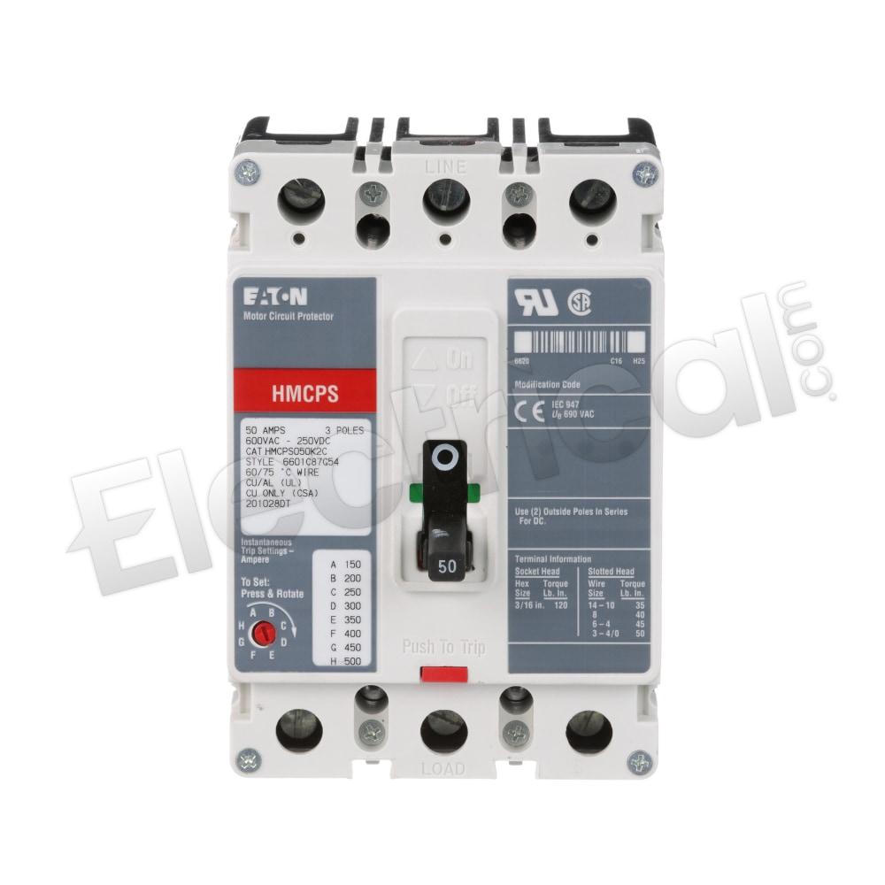 Eaton Molded Case HMCPS050K2C