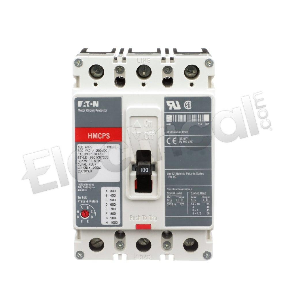 Eaton Molded Case HMCPS100R3