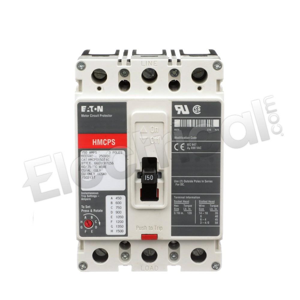 Eaton Molded Case HMCPS150T4C
