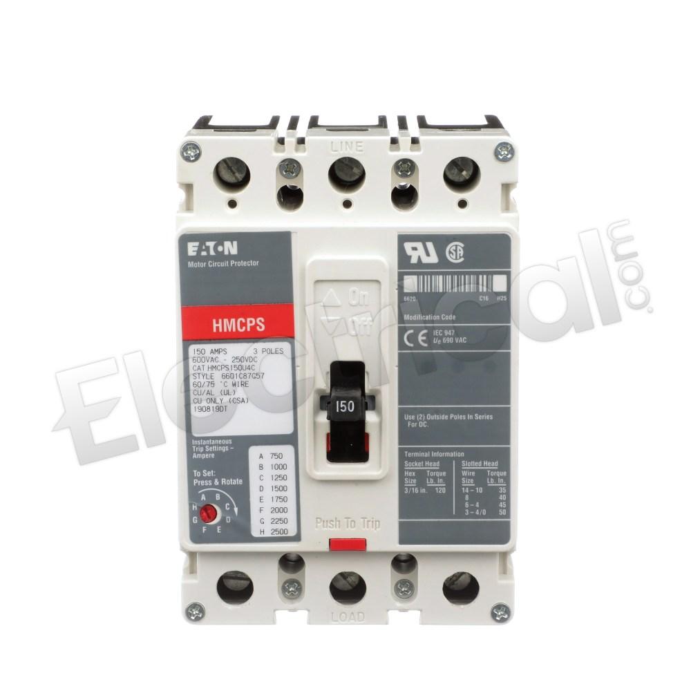 Eaton Molded Case HMCPS150U4