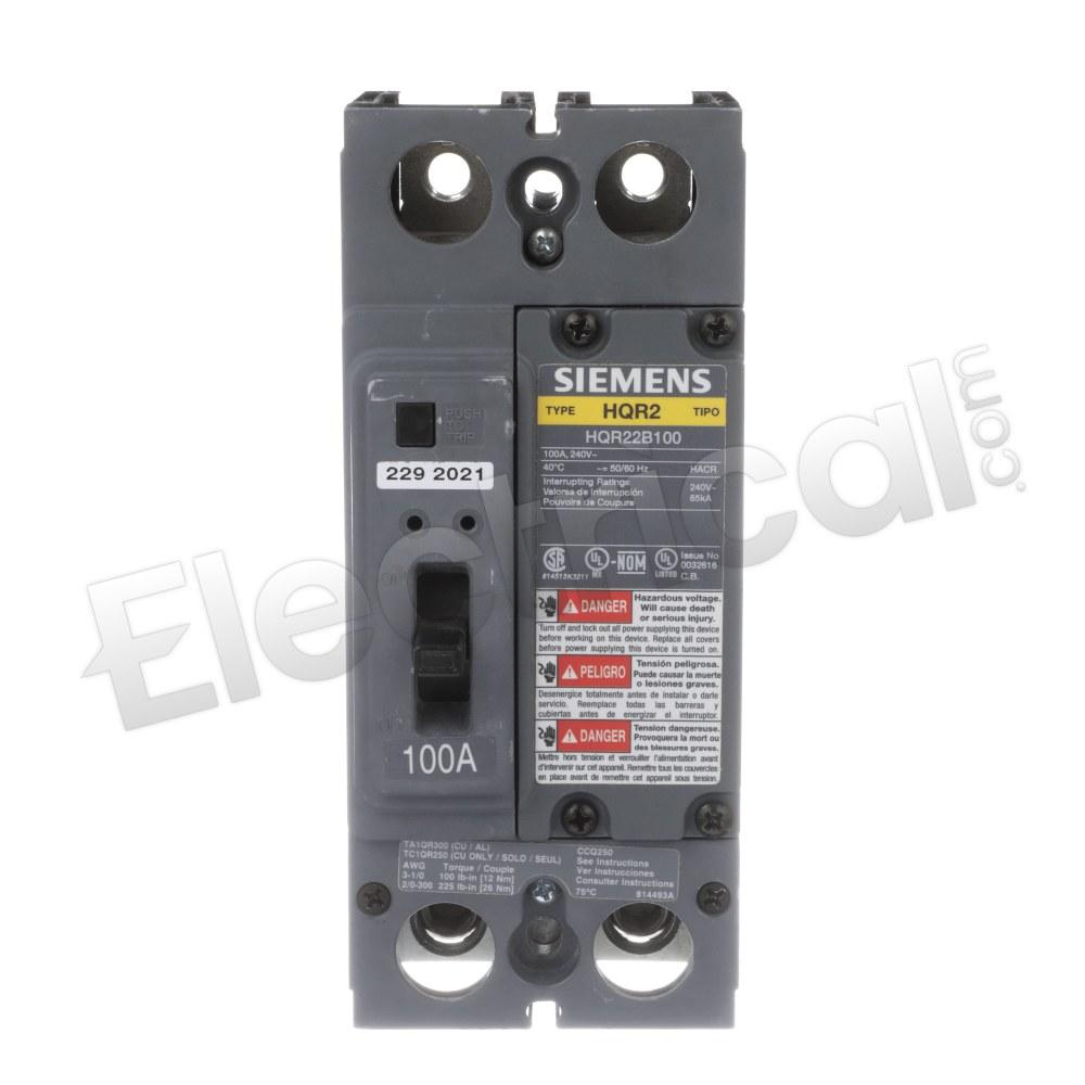 Siemens Molded Case HQR22B150