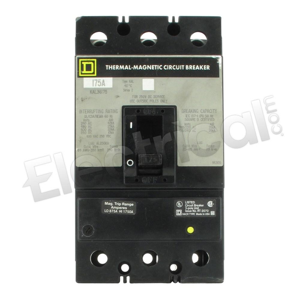 Square D Molded Case KAL36175