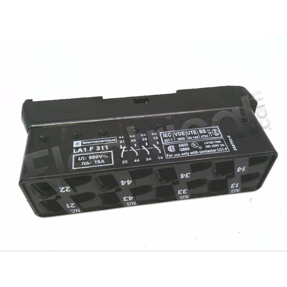 Schneider Electric Contactor And Motor Starter Auxiliary LA1F311