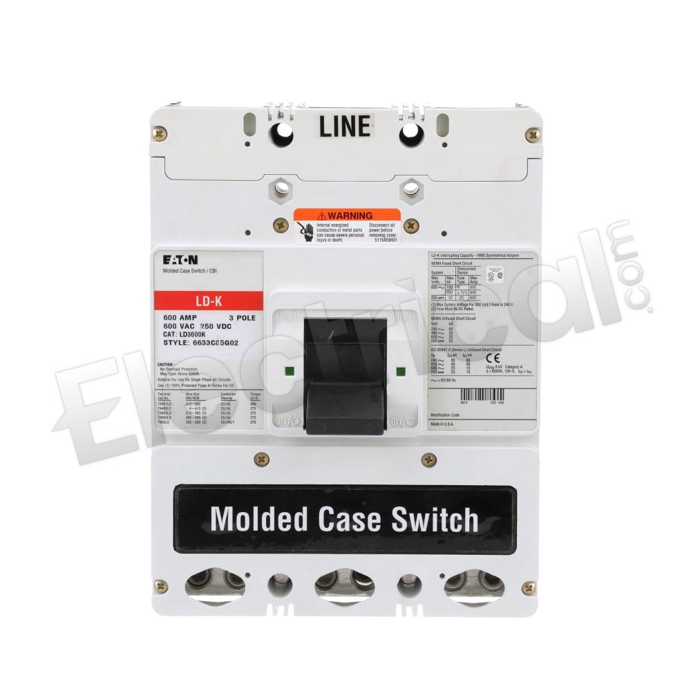 Eaton Molded Case LD3600KX04Y20