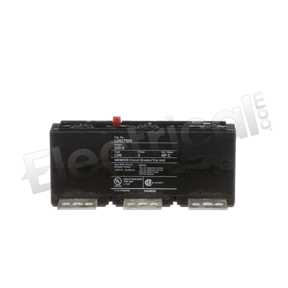 Siemens Trip Units And Programmers LD63T600