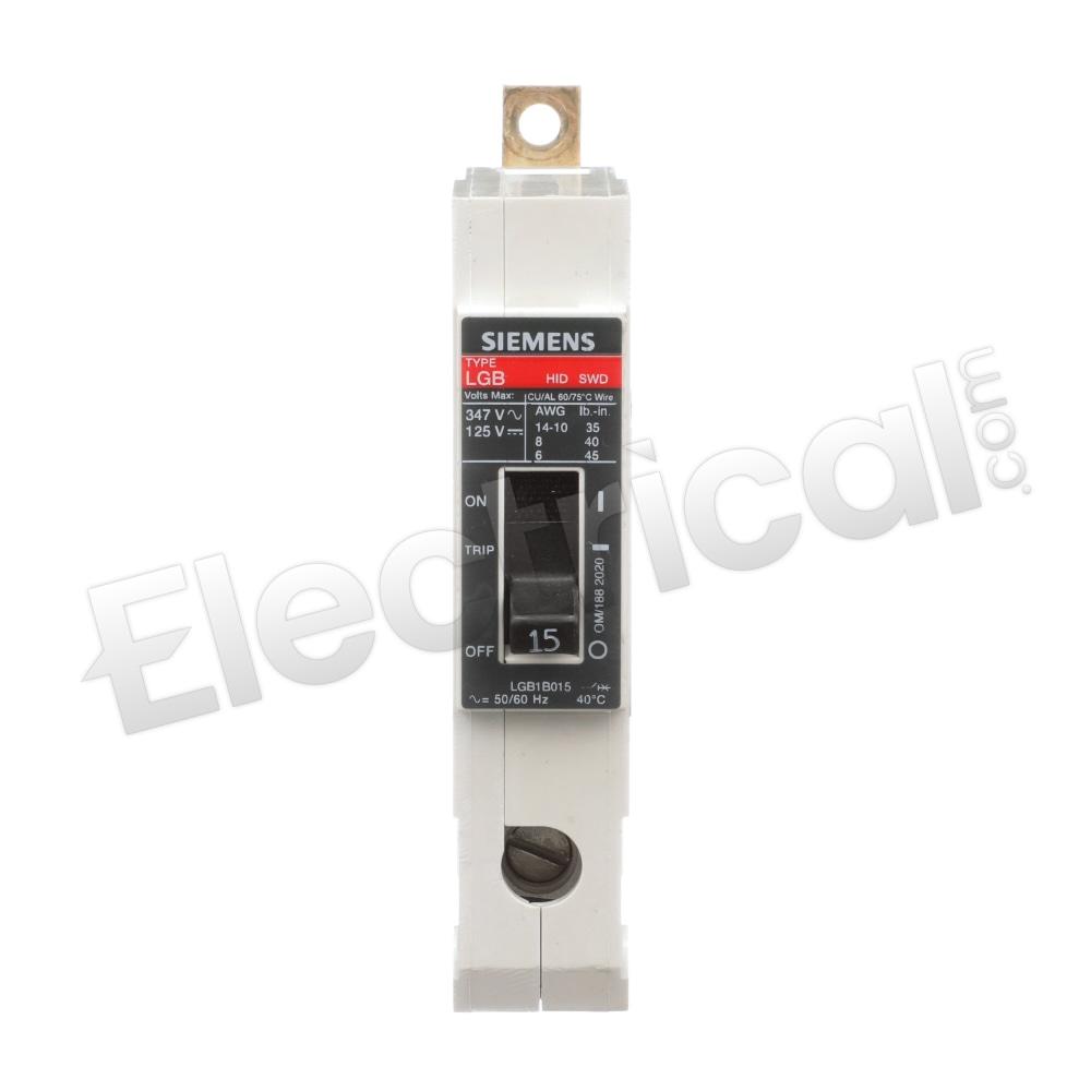 Siemens Molded Case LGB1B015B