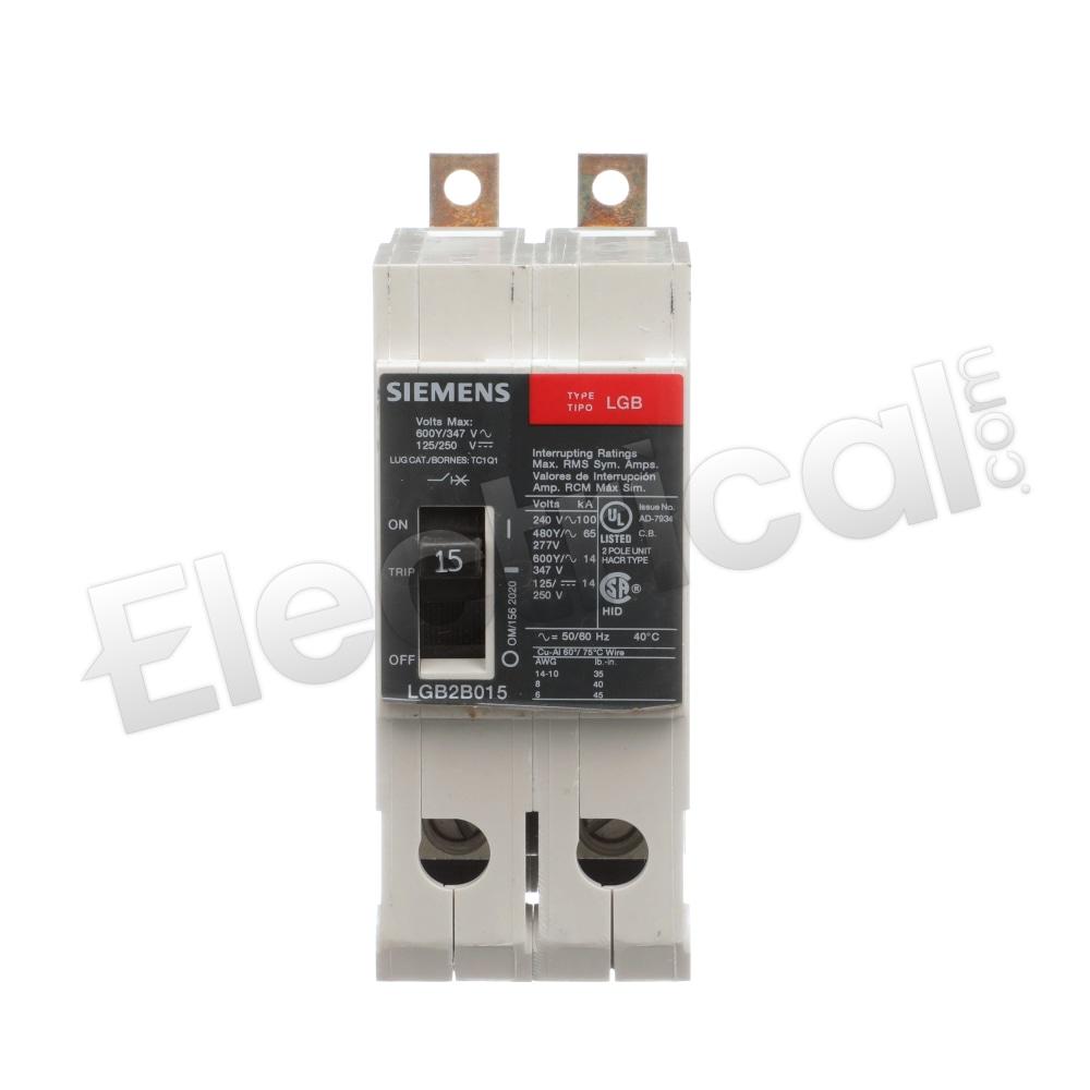 Siemens Molded Case LGB2B015B