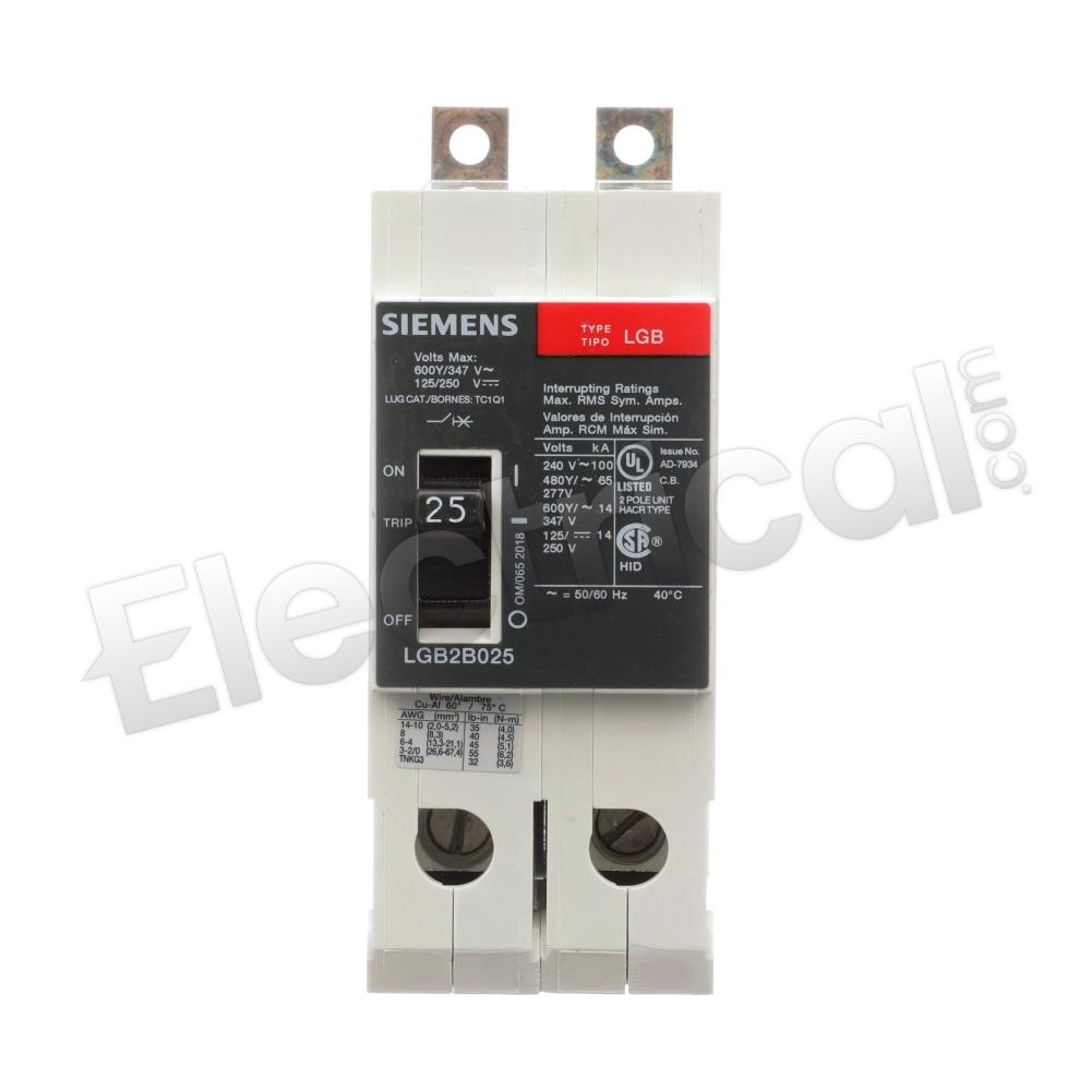 Siemens Molded Case LGB2B025