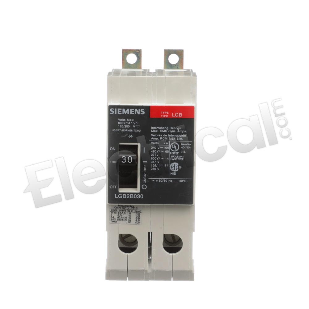 Siemens Molded Case LGB2B030B