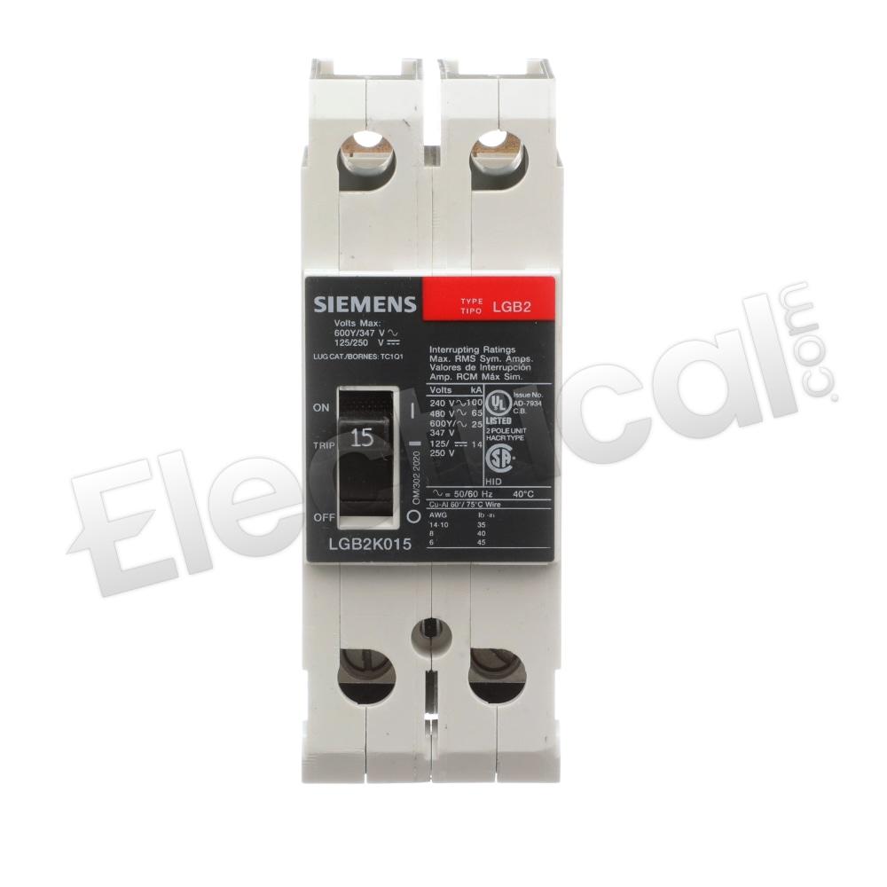 Siemens Molded Case LGB2K015B