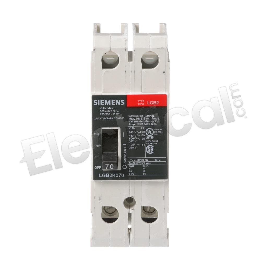 Siemens Molded Case LGB2K080B