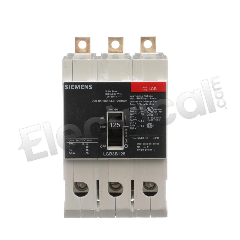 Siemens Molded Case LGB3B100B