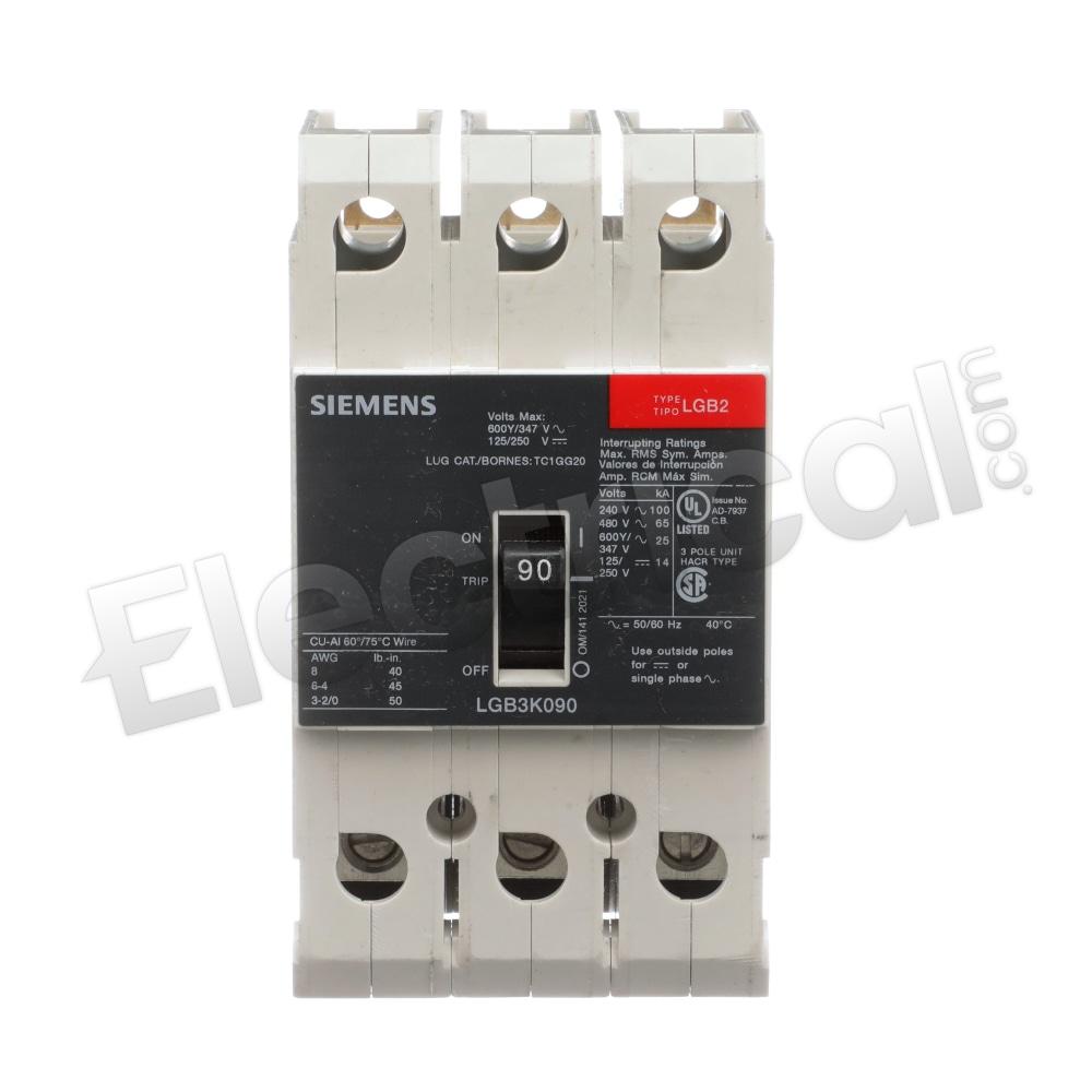 Siemens Molded Case LGB3K090B