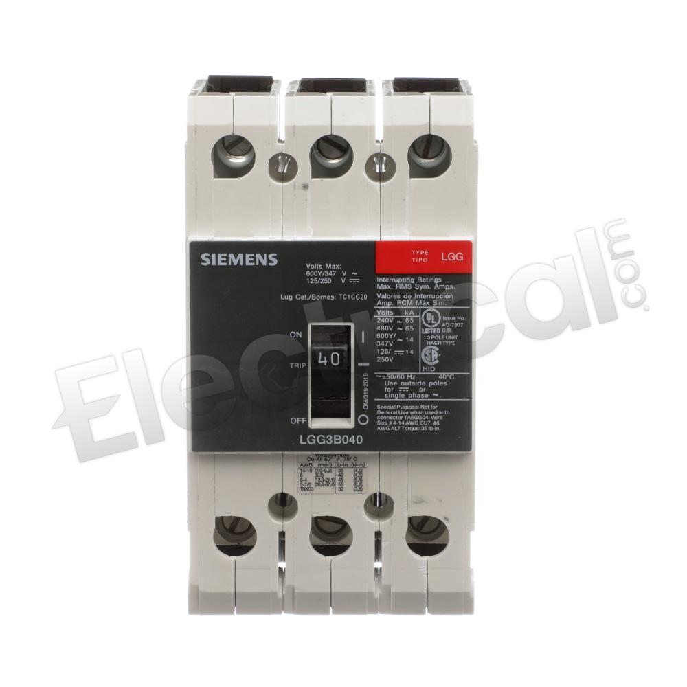 Siemens Molded Case LGG3B040