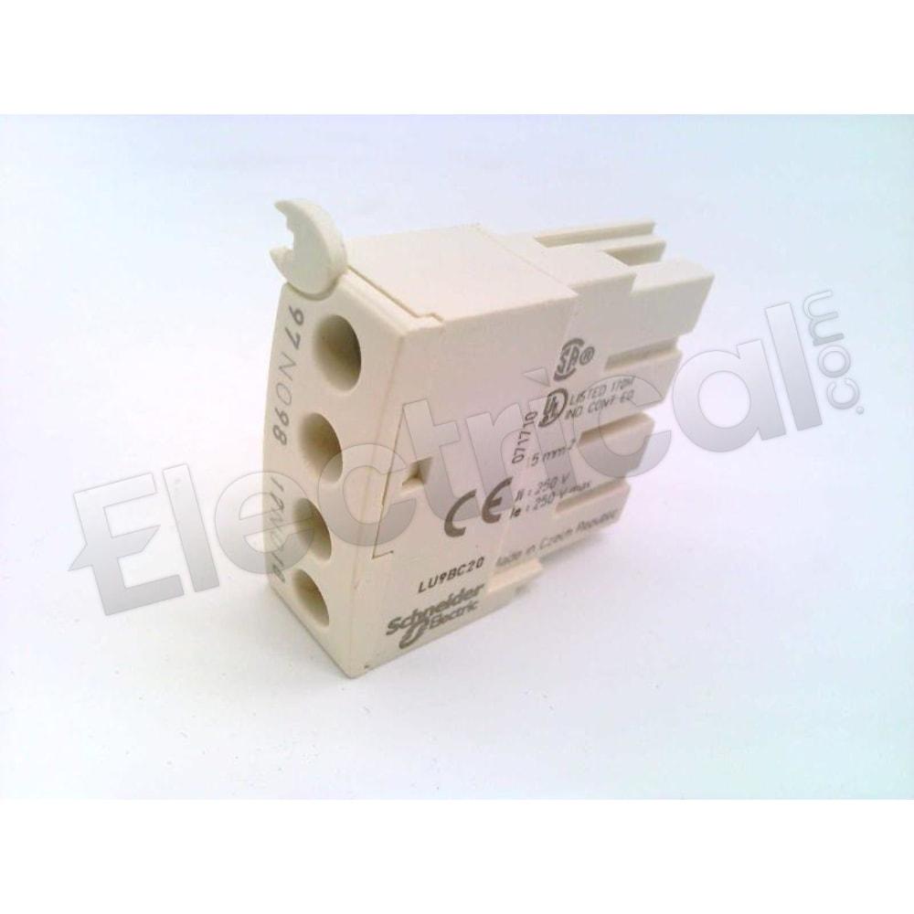 Telemecanique Motor Control Part And Accessory LU9BC20