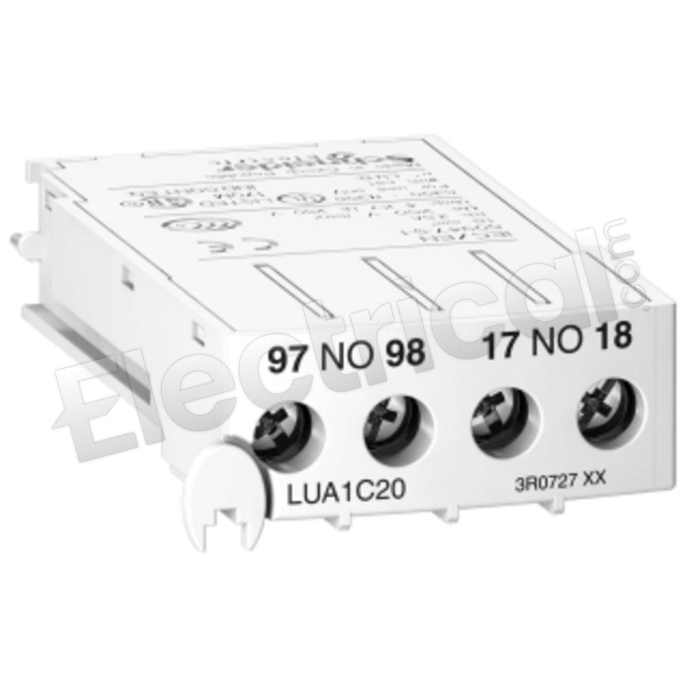 Square D Contactor And Motor Starter Auxiliary LUA1C20