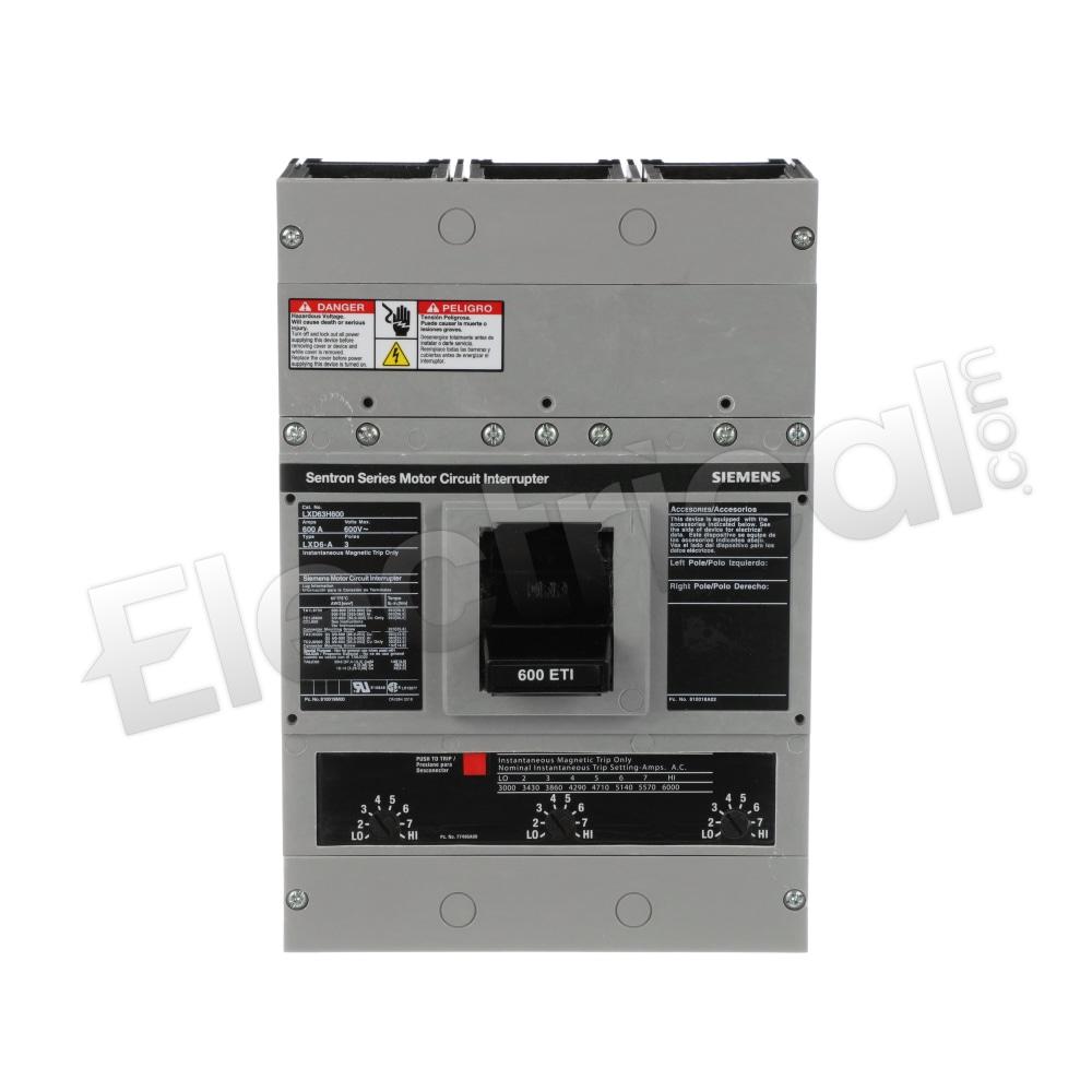 Siemens Molded Case LXD63H600L