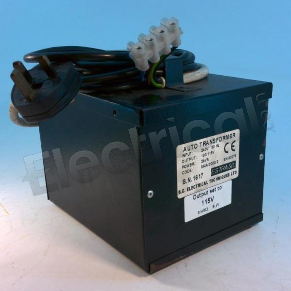 B.C. Electrical Techniques Ltd Welding Transformer MAA/2000/2