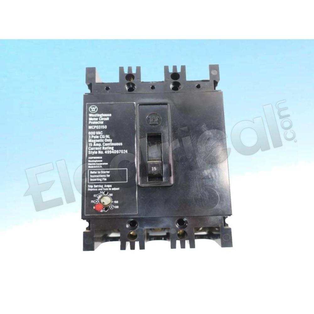 Cutler Hammer Molded Case MCP03150