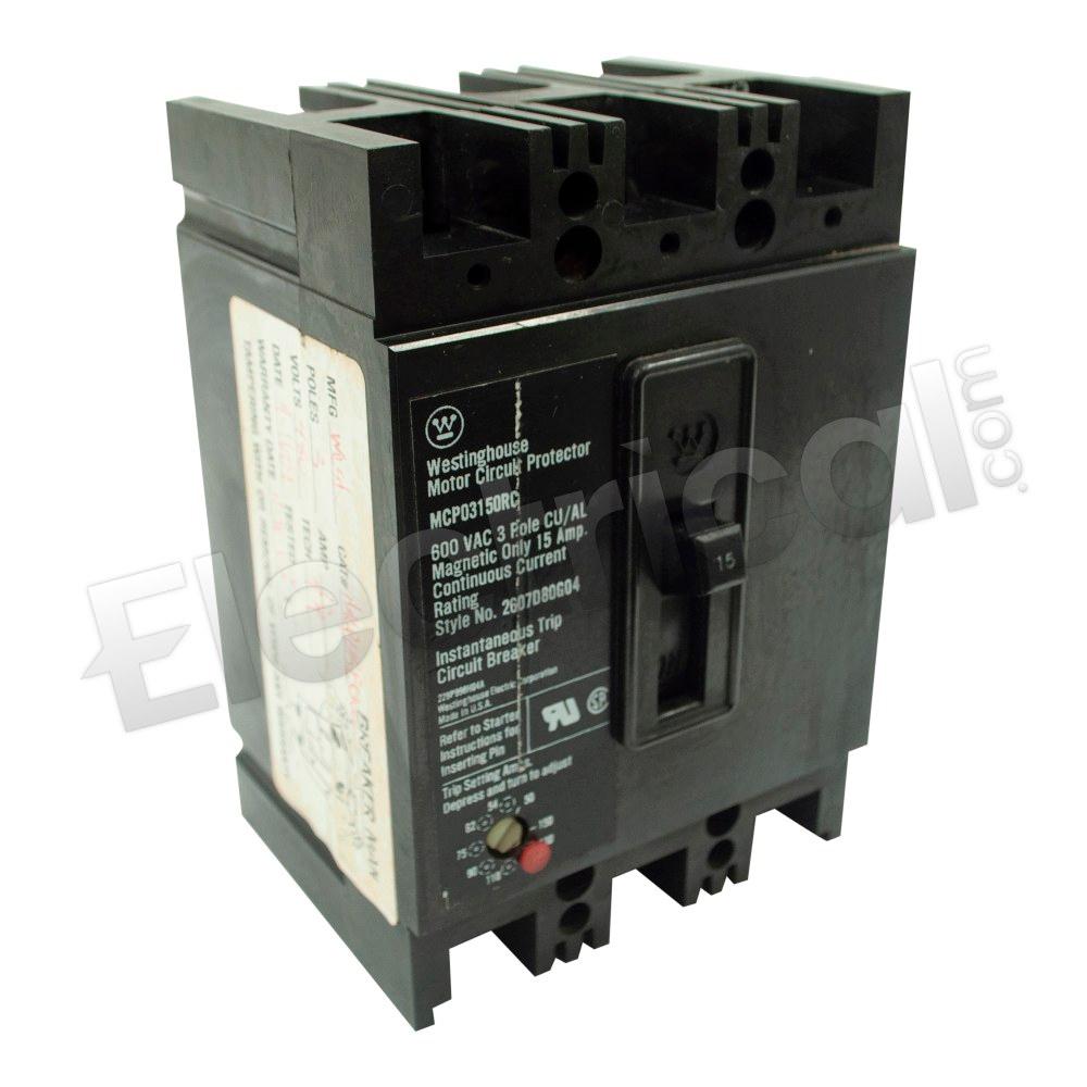Cutler Hammer Molded Case MCP03150RC