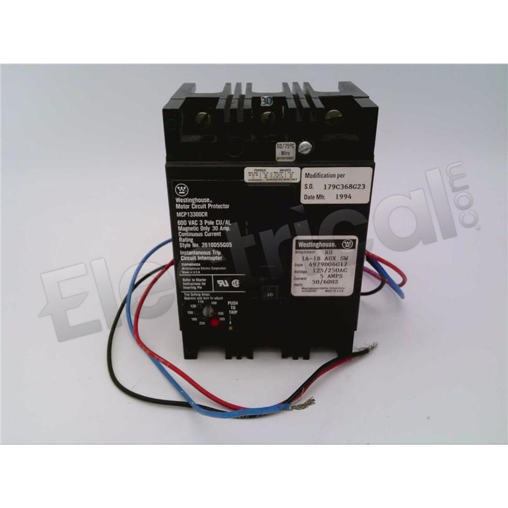 Westinghouse Molded Case MCP13300R-A05