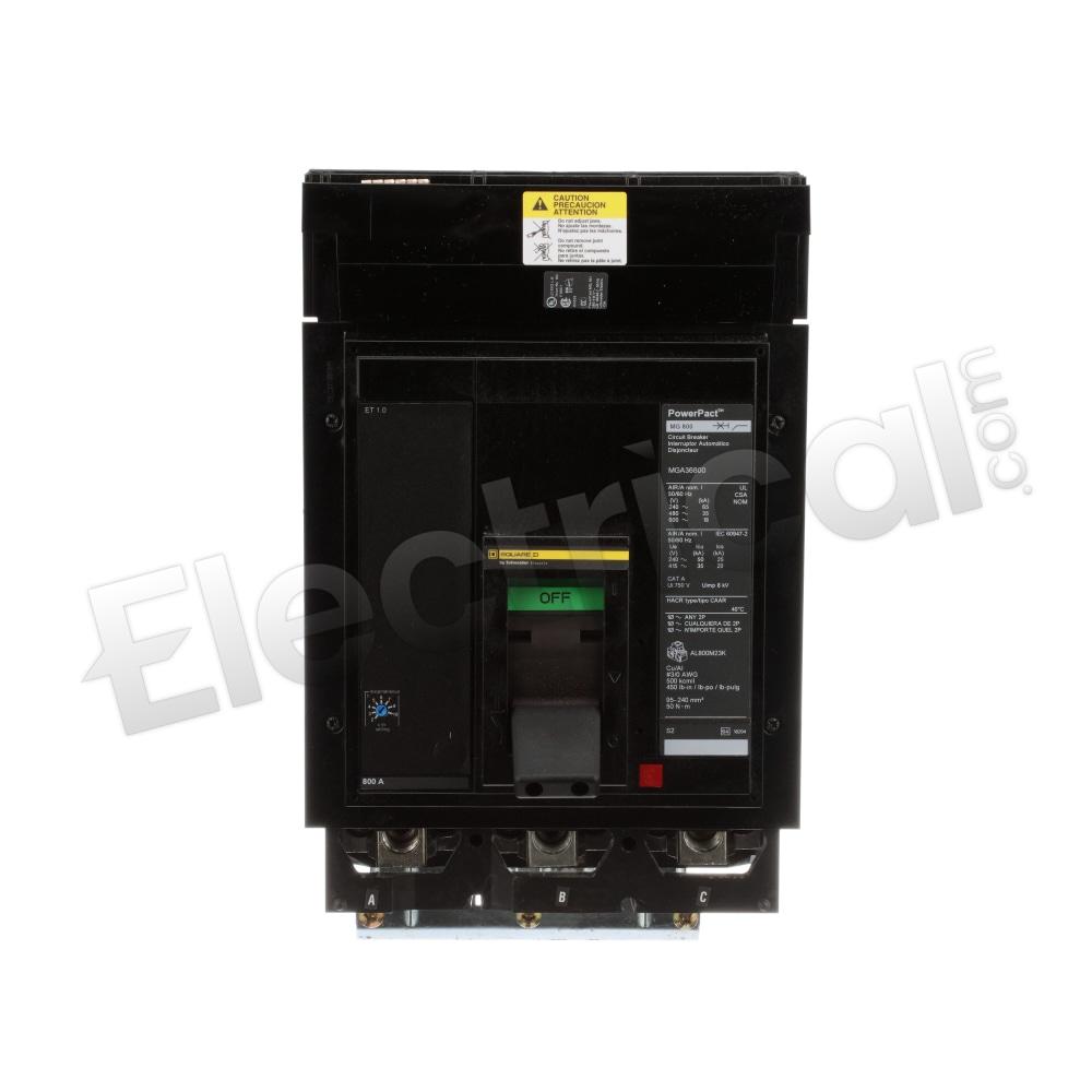 Square D Molded Case MGA36800E10