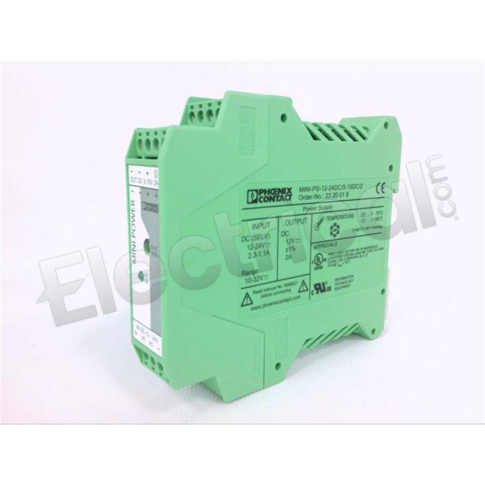 Phoenix Contact Power Supply MINI-PS- 12- 24DC/ 5-15DC/2