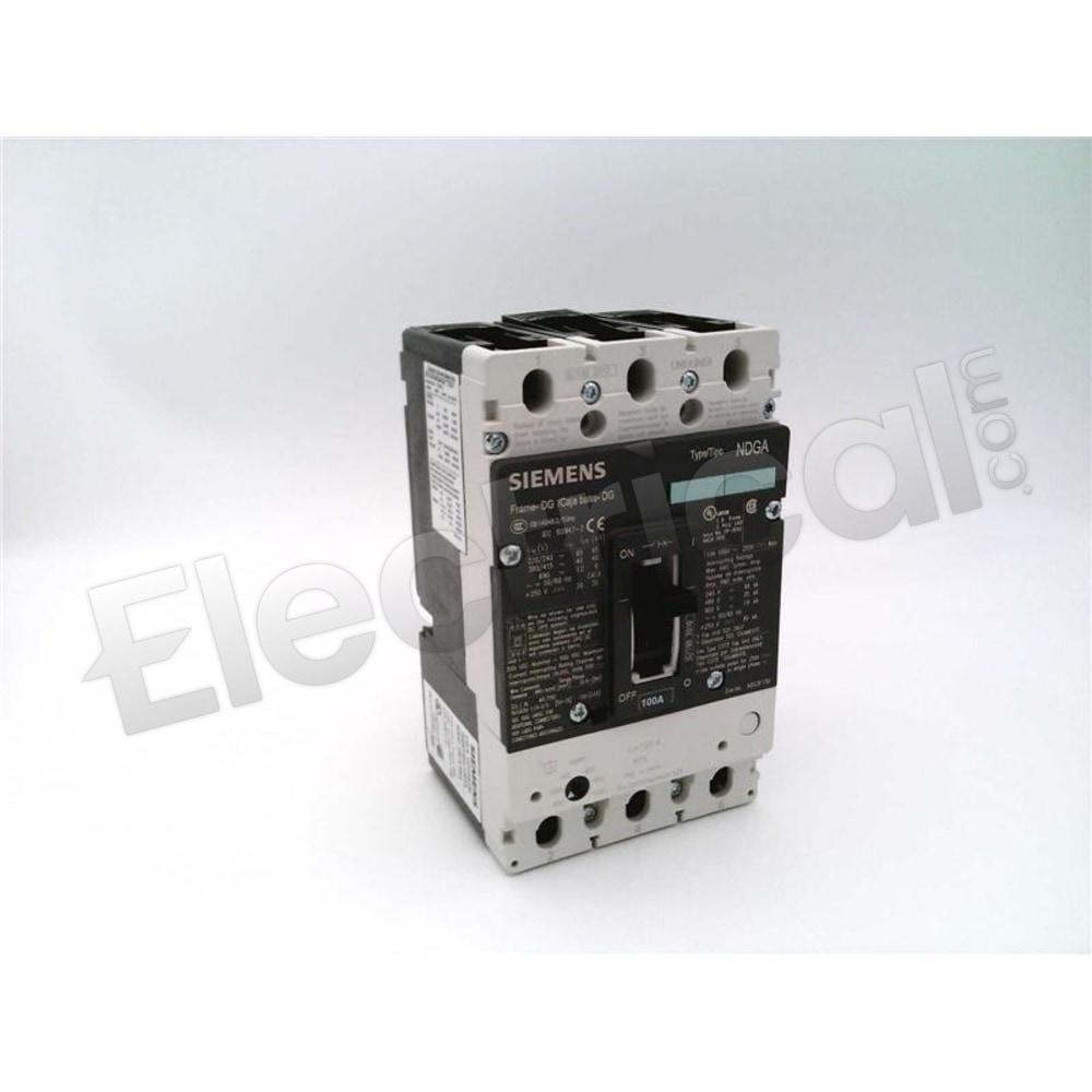 Siemens Molded Case NDG3B100L