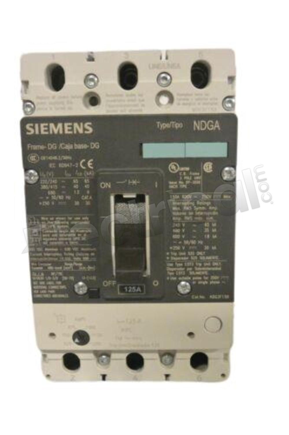 Siemens Molded Case NDG3B125L