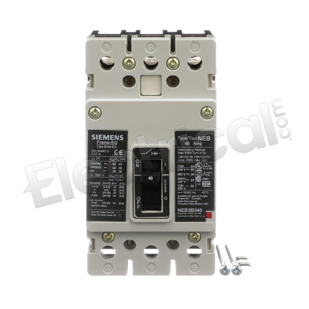Siemens Molded Case NEB3B040B