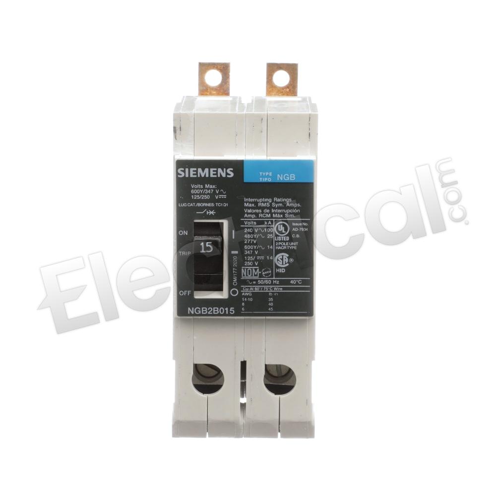 Siemens Molded Case NGB2B015B