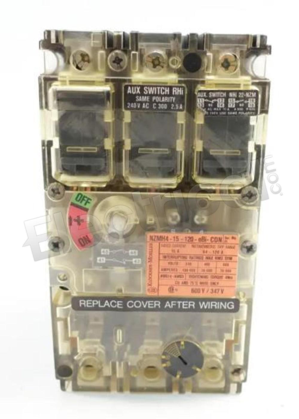Eaton Molded Case NZMH4-15-120-OBI-CDN