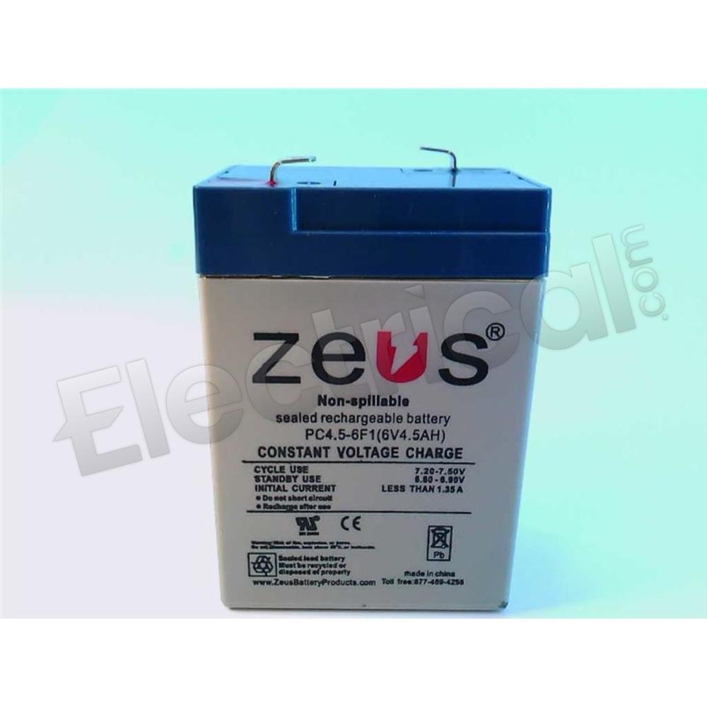 Zeus Battery Products Battery PC4.5-6F1
