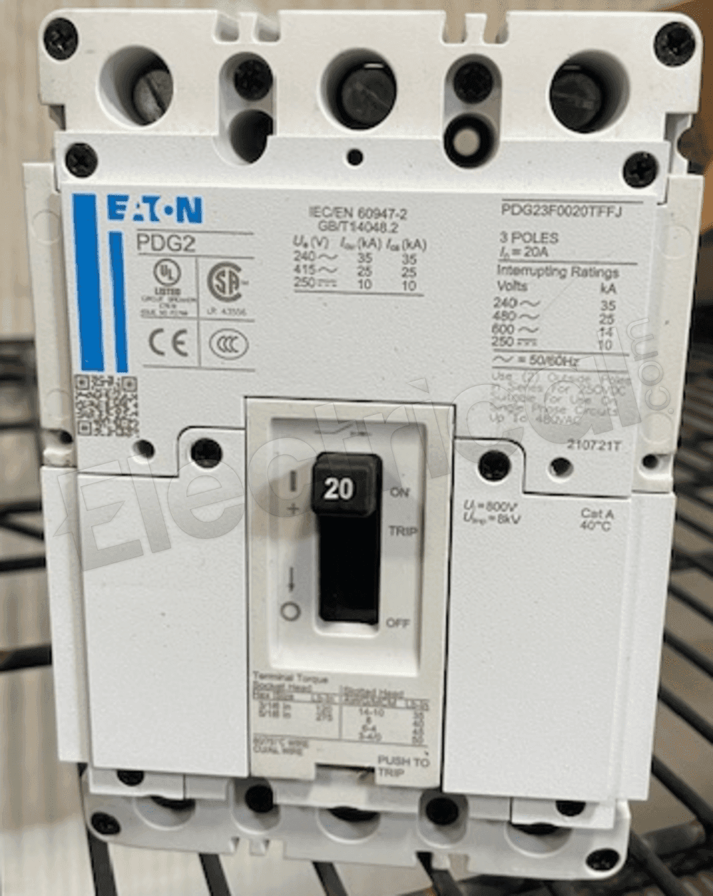 Eaton Molded Case PDD22F0200TFFN