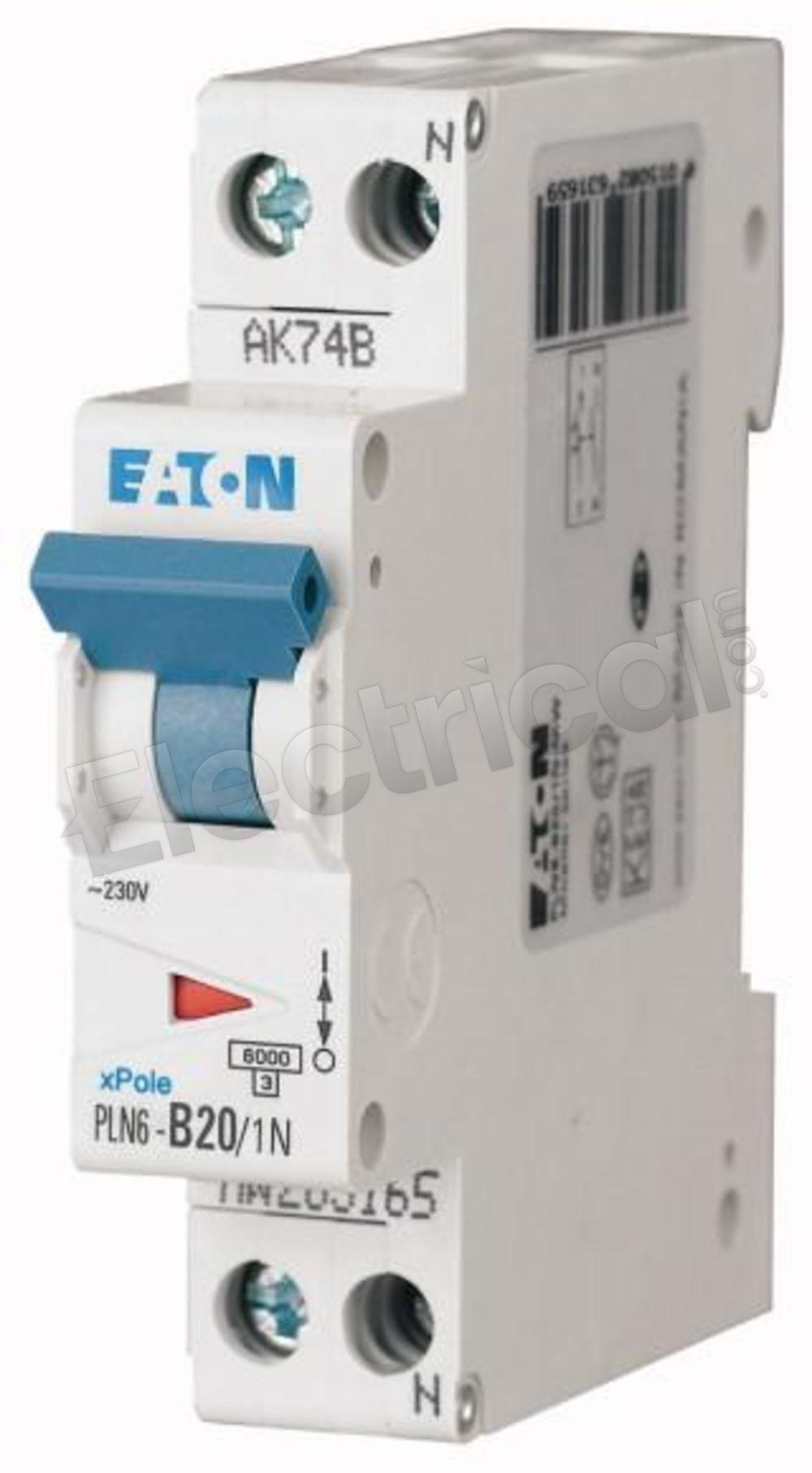 Eaton Molded Case PLN6-C20/1N-MW