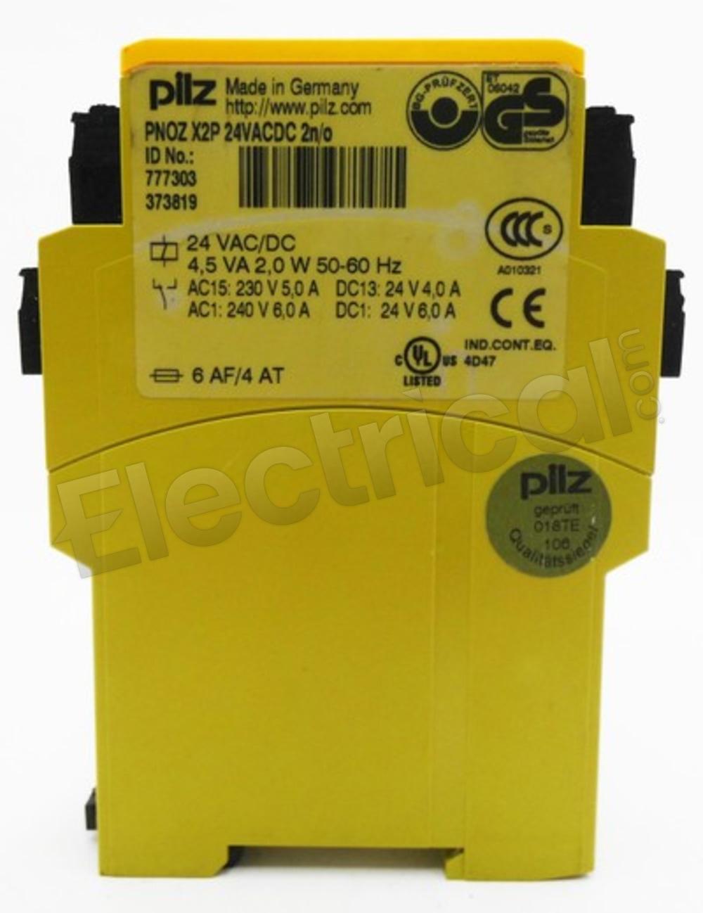 PNOZ X2P 24VACDC 2N/O
