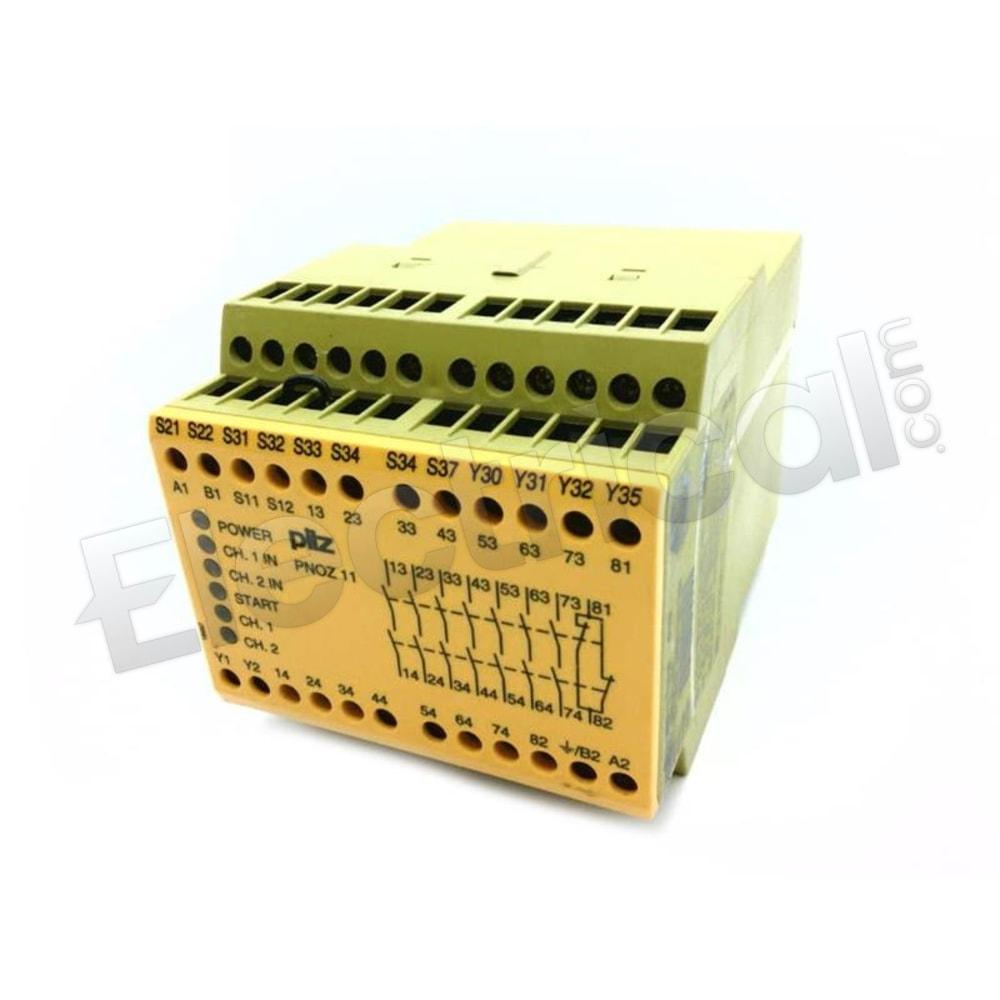 PNOZ-11-110-120VAC-24VDC-7N/O-1N/C
