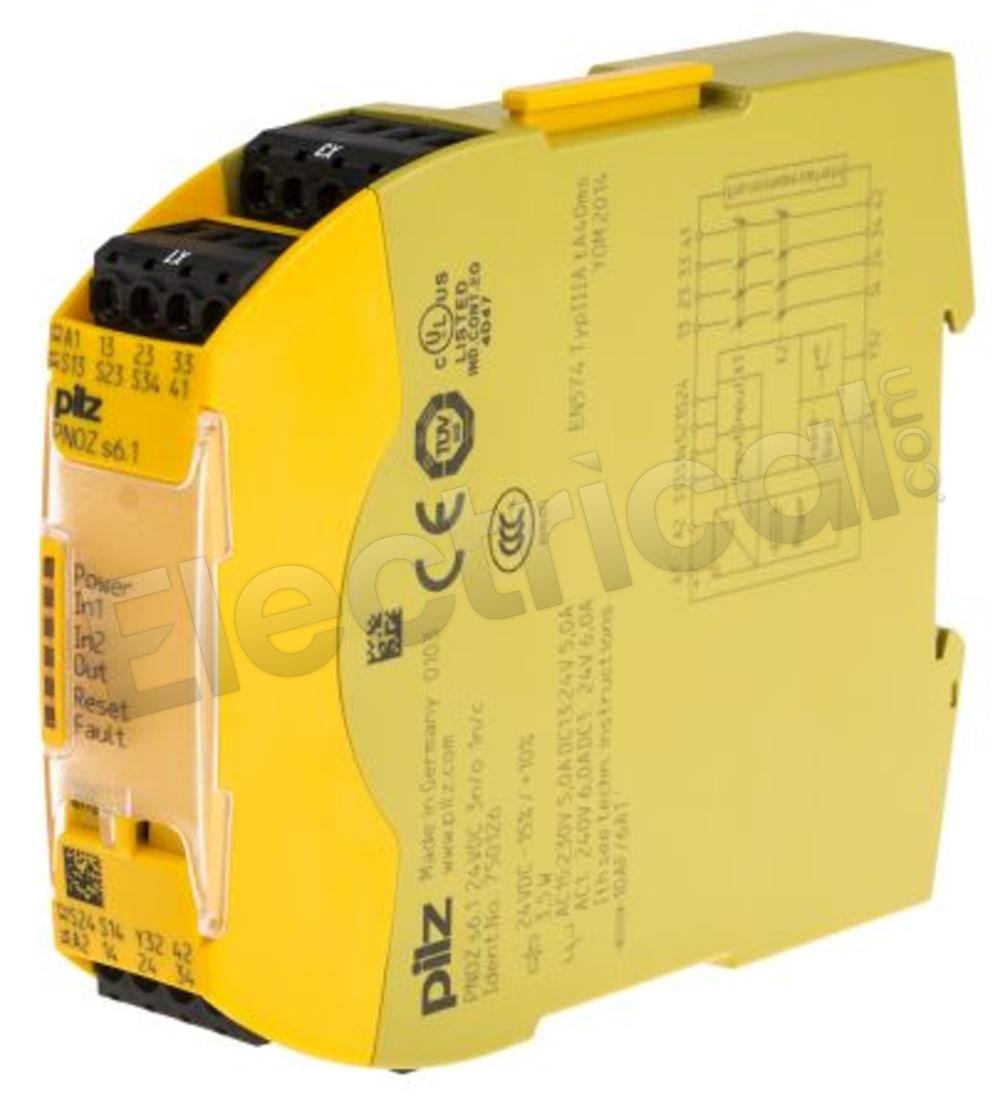 PNOZ-S6.1-C-24VDC-3N/O-1N/C