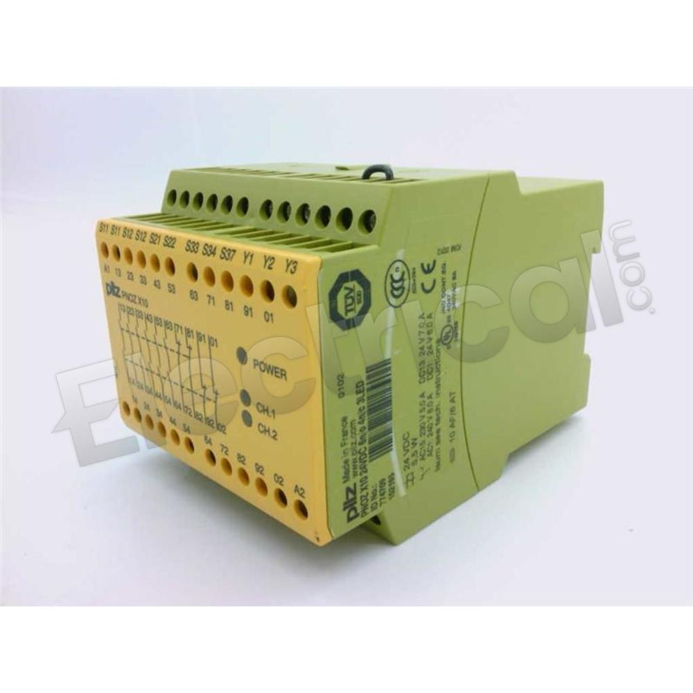 PNOZ-X10-24VDC-6N/O-4N/C-3LED