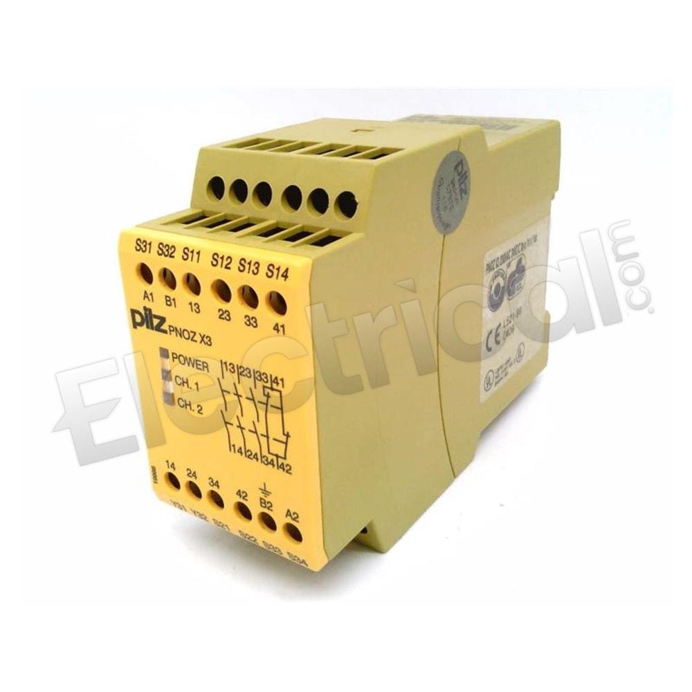 PNOZ-X3-230VAC-24VDC-3N/O-1N/C-1SO