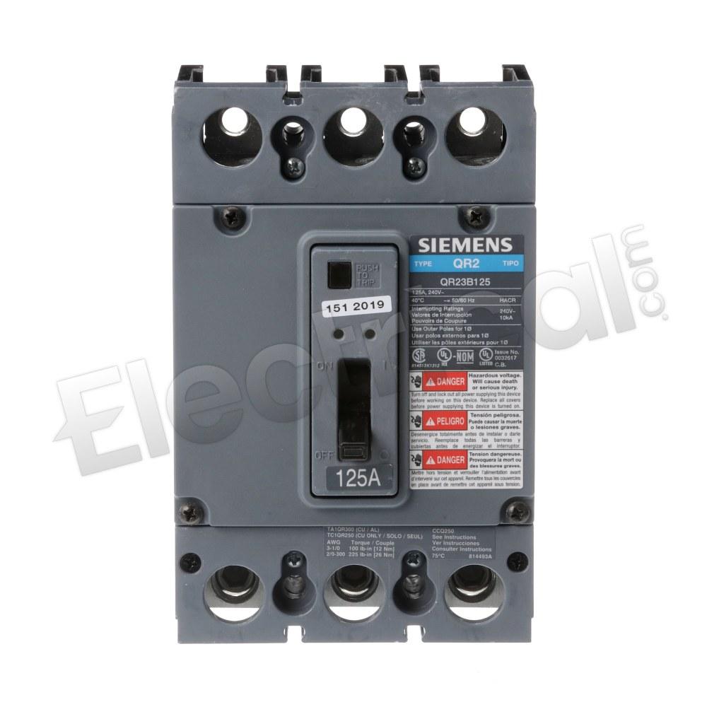 Siemens Molded Case QR23B125