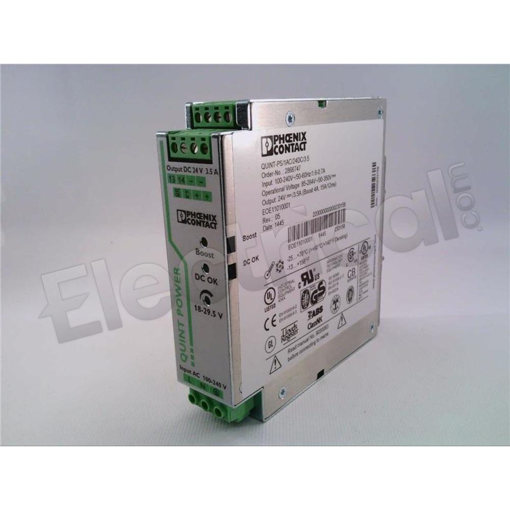 Phoenix Contact Power Supply QUINT-PS/1AC/24DC/ 3.5