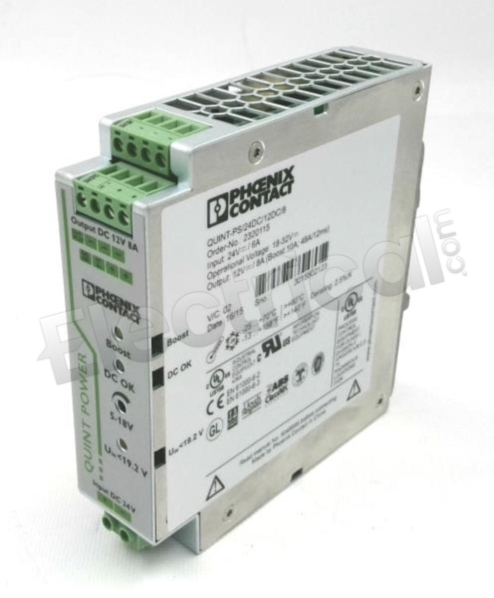 Phoenix Contact Power Supply QUINT-PS/24DC/12DC/ 8