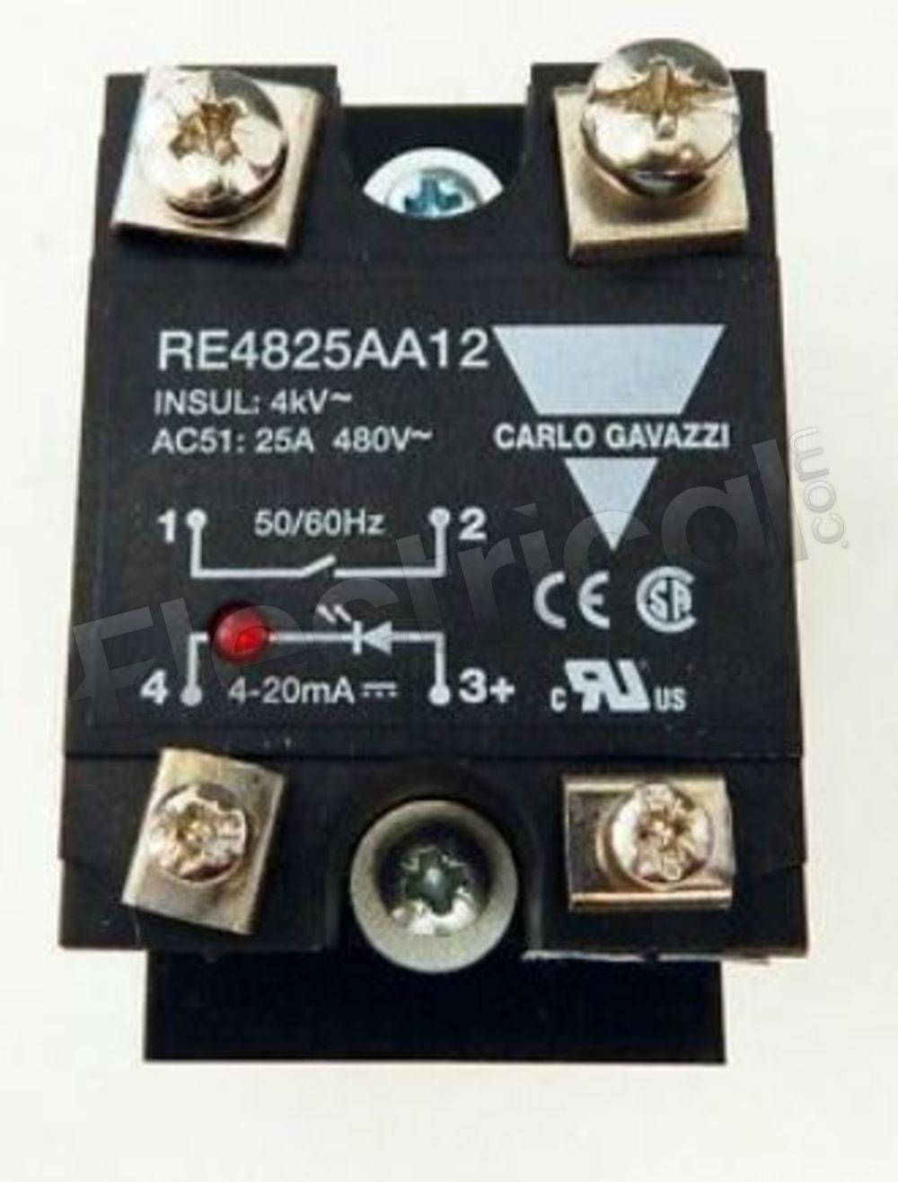 Carlo Gavazzi Overload Relay RE4825AA12